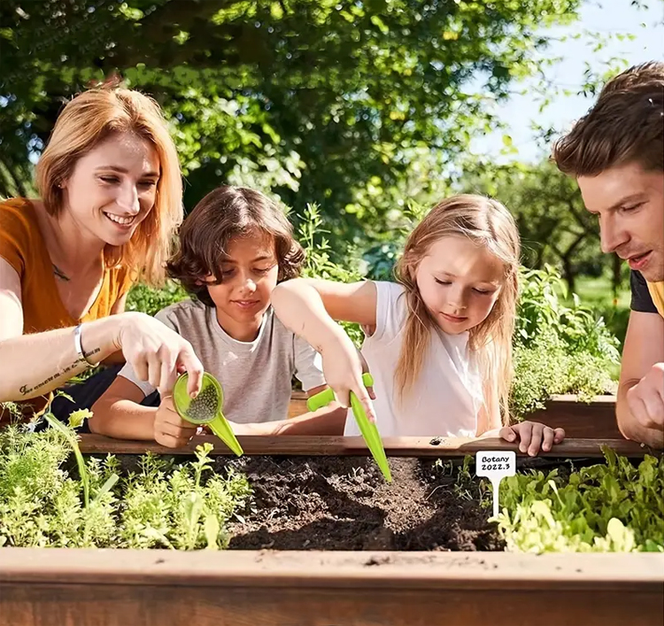 Depth marker-dibber + Dispenser for seeds sowing, Маркер для заглубления почвы при посеве семян + Мини-сеялка дозатор для ручного высева